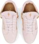 Giuseppe Zanotti Nicki leren sneakers Roze - Thumbnail 4