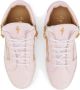 Giuseppe Zanotti Nicki leren sneakers Roze - Thumbnail 4