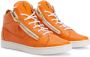 Giuseppe Zanotti Nicki leren sneakers Oranje - Thumbnail 2