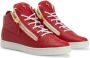 Giuseppe Zanotti Nicki leren sneakers Rood - Thumbnail 2