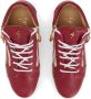 Giuseppe Zanotti Nicki leren sneakers Rood - Thumbnail 4