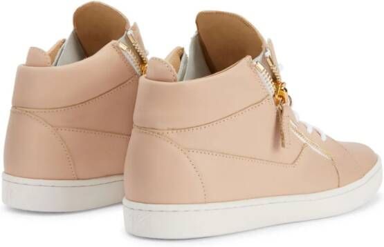 Giuseppe Zanotti Nicki leren sneakers Roze