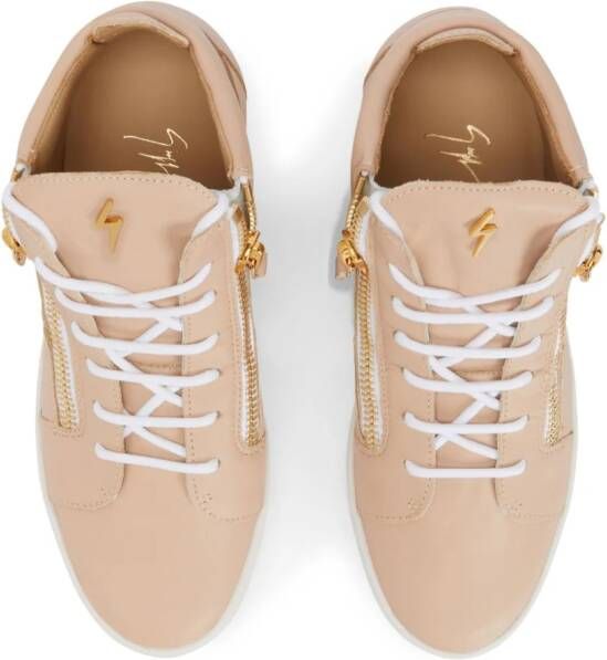 Giuseppe Zanotti Nicki leren sneakers Roze