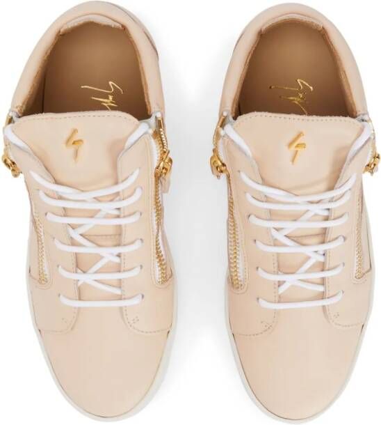 Giuseppe Zanotti Nicki leren sneakers Roze