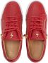 Giuseppe Zanotti Nicki leren sneakers Rood - Thumbnail 4