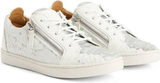 Giuseppe Zanotti Nicki low-top sneakers Wit