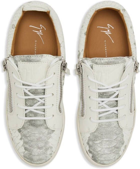 Giuseppe Zanotti Nicki low-top sneakers Wit