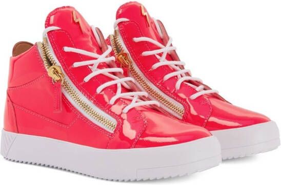 Giuseppe Zanotti Nicki mid-top sneakers Rood
