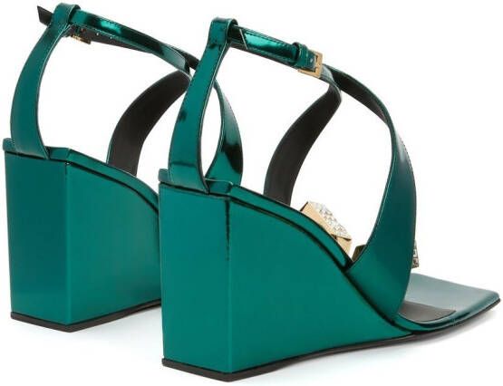 Giuseppe Zanotti Nihao ring sandalen Groen