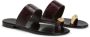 Giuseppe Zanotti Norbert leren sandalen Bruin - Thumbnail 2