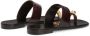 Giuseppe Zanotti Norbert leren sandalen Bruin - Thumbnail 3