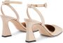 Giuseppe Zanotti Olivhe 85 mm leren sandalen Beige - Thumbnail 3