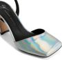 Giuseppe Zanotti Olivhe leren sandalen Zilver - Thumbnail 4