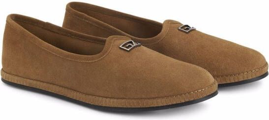 Giuseppe Zanotti Otium suède loafers Beige