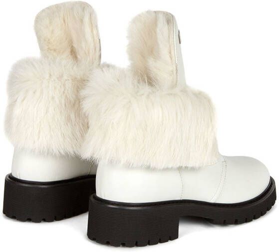 Giuseppe Zanotti Phillis veterlaarzen Wit