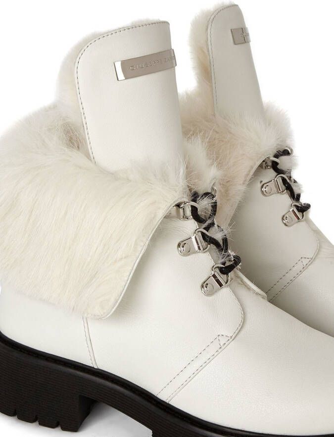 Giuseppe Zanotti Phillis veterlaarzen Wit