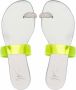 Giuseppe Zanotti Plexi sandalen met ring Geel - Thumbnail 4