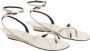 Giuseppe Zanotti Pris leren sandalen Goud - Thumbnail 2