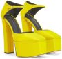 Giuseppe Zanotti Pumps met vierkante neus Geel - Thumbnail 2