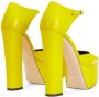 Giuseppe Zanotti Pumps met vierkante neus Geel - Thumbnail 3