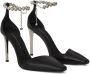 Giuseppe Zanotti Pumps verfraaid met ketting Zwart - Thumbnail 2