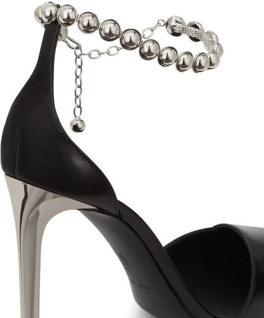Giuseppe Zanotti Pumps verfraaid met ketting Zwart