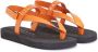 Giuseppe Zanotti Pursuit leren sandalen Oranje - Thumbnail 2