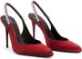 Giuseppe Zanotti Rachyl leren pumps Rood - Thumbnail 2