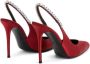 Giuseppe Zanotti Rachyl leren pumps Rood - Thumbnail 3