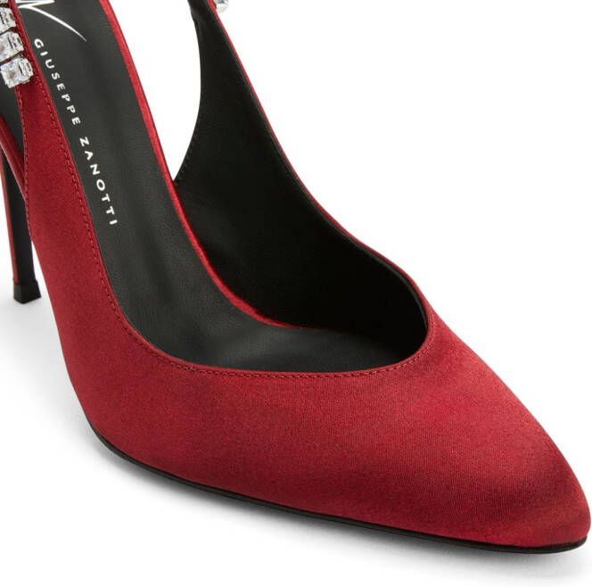 Giuseppe Zanotti Rachyl leren pumps Rood