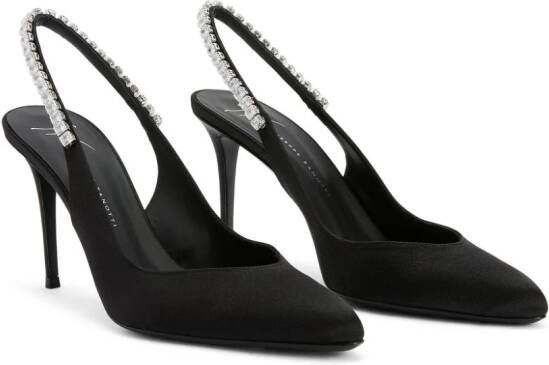 Giuseppe Zanotti Rachyl leren pumps Zwart