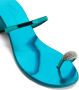 Giuseppe Zanotti Ring 40mm leren sandalen Blauw - Thumbnail 4