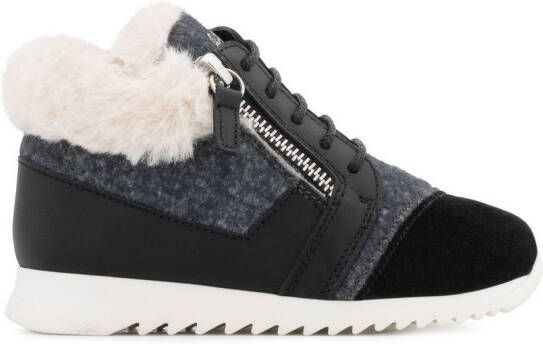 Giuseppe Zanotti Runner Jr. low-top sneakers Zwart