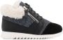 Giuseppe Zanotti Runner Jr. low-top sneakers Zwart - Thumbnail 2