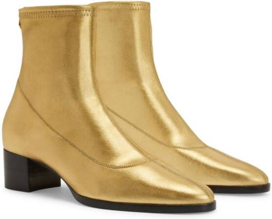 Giuseppe Zanotti Sallie metallic laarzen Goud