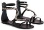 Giuseppe Zanotti Samantha sandalen met kettingdetail Zwart - Thumbnail 2