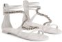 Giuseppe Zanotti Samantha leren sandalen Wit - Thumbnail 2