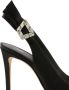 Giuseppe Zanotti Samia 105 mm satijnen pumps Zwart - Thumbnail 4