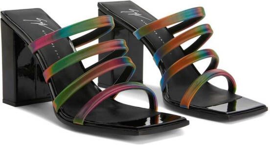Giuseppe Zanotti 85 mm Shangay muiltjes Veelkleurig