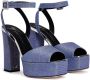 Giuseppe Zanotti 120 mm New Betty sandalen Blauw - Thumbnail 2