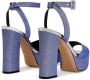 Giuseppe Zanotti 120 mm New Betty sandalen Blauw - Thumbnail 3