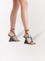 Giuseppe Zanotti 105 mm Tutankamon sandalen met hoekige hak Veelkleurig - Thumbnail 4