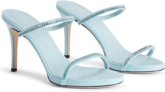 Giuseppe Zanotti Sandalen met hoge hak Blauw