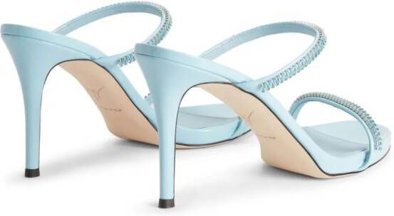 Giuseppe Zanotti Sandalen met hoge hak Blauw