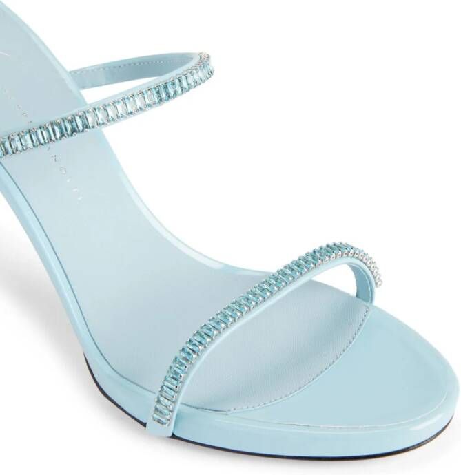 Giuseppe Zanotti Sandalen met hoge hak Blauw