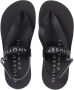 Giuseppe Zanotti Sandalen met logoprint Zwart - Thumbnail 4