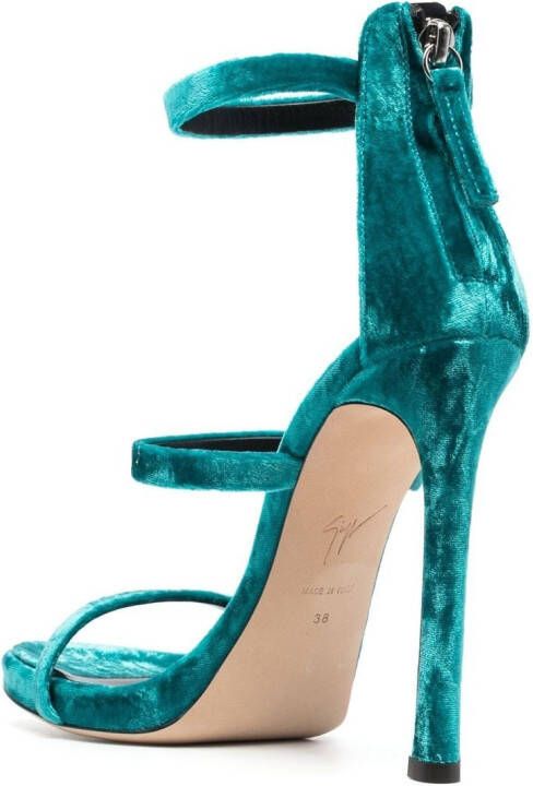 Giuseppe Zanotti Sandalen met open neus Blauw
