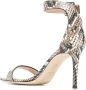 Giuseppe Zanotti Sandalen met slangenleer effect Beige - Thumbnail 3