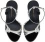 Giuseppe Zanotti Sandalen met slangenleer-effect Zilver - Thumbnail 4