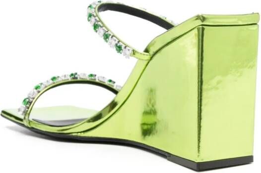 Giuseppe Zanotti Shangay sandalen met gesp Groen